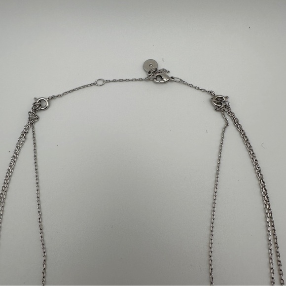 Stella & Dot Pave Chevron Silver tone Necklace with 3 Interchangeable Layers - Picture 16 of 16